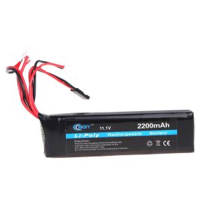 Battery & Charger |  BQY Transmitter LiPo Battery 11.1V 2200mAh 3 connector for JR Futaba Walkera WFLY FS Transmitter Battery Battery & Charger Battery & Charger