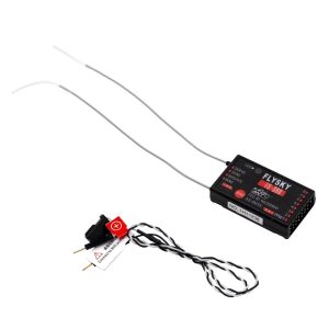 FPV System |  FLYSKY FS-SR8 Receiver 2.4G Protocol ANT 3.5~9V/DC Receiver for FS-ST8 RC Helicopters Car Boat Remote Controller FPV System FPV System