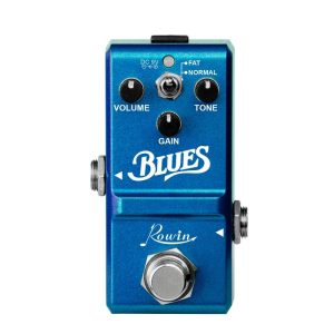 Musical Effects |  Rowin LN-321 Blues Pedal Wide Range Frequency Response Blues Style Overdrive Effect Pedal for Guitar Musical Effects Blue