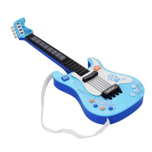 Others |  Kids Little Guitar with Rhythm Lights and Sounds Fun Educational Musical Instruments Electric Guitar Toy for Toddlers Children Boys and Girls Blue Musical Instruments Blue / Pink