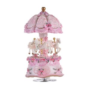 Others |  Luxury Dream 3-Horse Rotating Carousel Merry-go-round Windup Music Box Musical Instruments Others