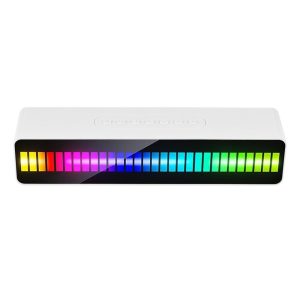 Others |  M8 LED Beads Rhythm Light BT Speaker with Dual Horns Colorful Sound-sensitive Music Atmosphere Light Sound Box Musical Instruments Others