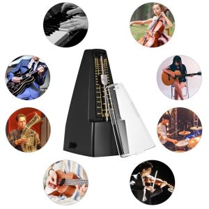 Others |  S-350 Mechanical Metronome | Universal Instrument Compatibility | Accurate Beat & Tempo Musical Instruments Black