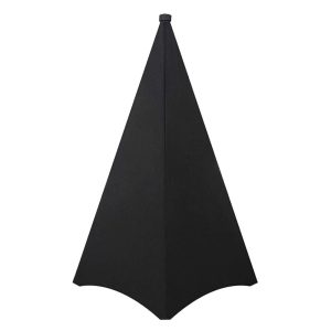 Others |  Universal Dj Light Speaker Stand Cover Triple Sided Tripod Stand Skirt Scrim Cover Stretchable Material (Tripod Not Included) Musical Instruments Black