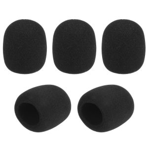 Pro Audio Equipment |  5pcs Handheld Microphone Windscreens Mic Foam Covers Musical Instruments Black/ Red/ Blue/ Orange