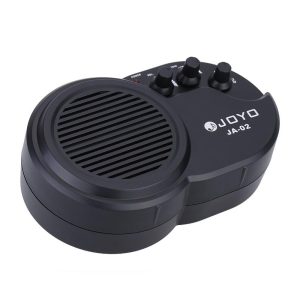 Pro Audio Equipment |  JOYO JA-02 3W Mini Electric Guitar Amp Amplifier Speaker with Volume Tone Distortion Control Musical Instruments Black