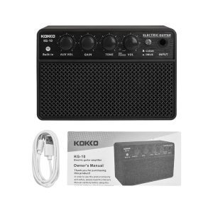 Pro Audio Equipment |  KOKKO KG-10 10W Small Electric Guitar Amp Mini Portable Guitar Practice Speaker Guitar Amplifier Musical Instruments Pro Audio Equipment