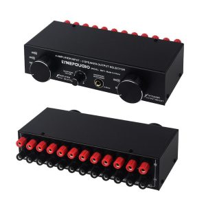 Pro Audio Equipment |  LYNEPaUalO B071 High-Power Amplifier Speaker Selector Switch – Versatile, High Compatibility, Quality Sound Musical Instruments Pro Audio Equipment