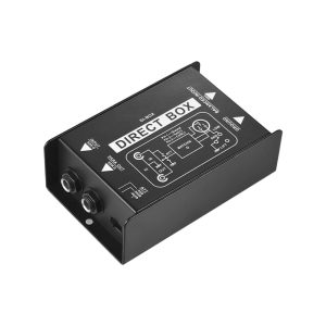 Pro Audio Equipment |  Professional Single Channel Passive DI-Box Direct Injection Audio Box Balanced & Unbalance Signal Converter with XLR TRS Interfaces Musical Instruments Pro Audio Equipment