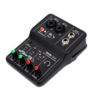 Pro Audio Equipment |  Q12 Audio Interface Professional Recording Sound Card Musical Instruments Pro Audio Equipment