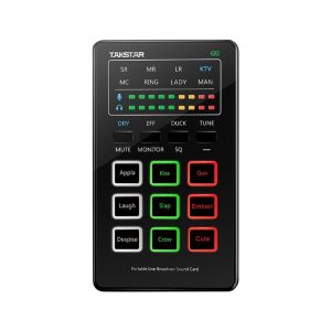 Pro Audio Equipment |  TAKSTAR MX1 mini Sound Card Voice Changer Portable Audio Mixing board BT Connection Type-C Interface Musical Instruments Pro Audio Equipment