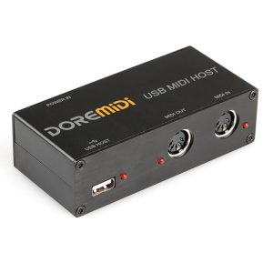 Pro Audio Equipment |  UMH-10 USB to MIDI Host – High-Quality, Long-Lasting, and Versatile MIDI Interface for Electronic Instruments Musical Instruments Black