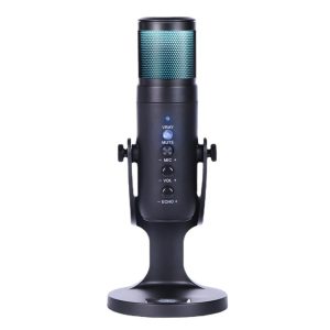 Pro Audio Equipment |  USB Condenser Microphone Tabletop Desktop RGB Microphone with Stand Musical Instruments Pro Audio Equipment