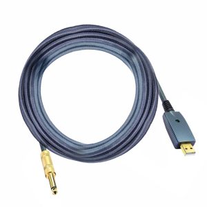 Pro Audio Equipment |  USB Guitar Cable Electric Guitar Accessories Guitar Audio Connector Cord Adapter 6.35mm Guitar Cable Interface Musical Instruments Pro Audio Equipment