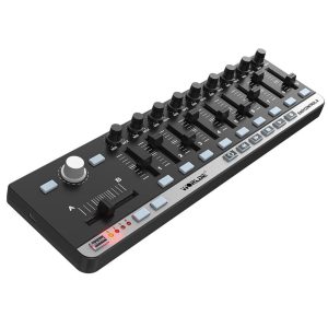 Pro Audio Equipment |  WORLDE EasyControl.9 | Portable Mini USB Slim-Line MIDI Controller Musical Instruments Black