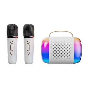 Pro Audio Equipment |  Y5 Mini Karaoke Machine Wireless Microphone and Speaker Set with 2 Microphone Musical Instruments Pro Audio Equipment