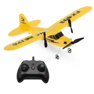 RC Airplane |  FX-803 2.4G 2CH 340mm Wingspan Remote Control Glider Fixed Wing RC Airplane Aircraft RTF RC Airplane Bright Yellow