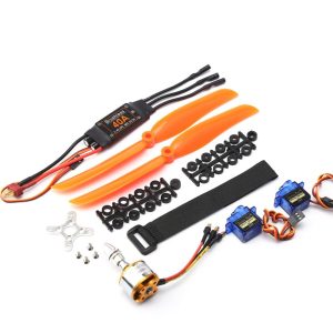 RC Airplane Parts |  Brushless Motor 1400KV 40A ESC 8060 Propeller 9G Micro Servo 2pcs for RC Plane Helicopter T Plug RC Airplane Parts RC Airplane Parts