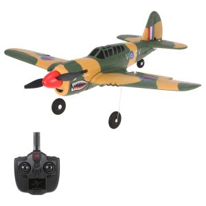 RC Airplane |  Wltoys XKS A220-P40 4 Channel 2.4Ghz RC Plane Remote Controlled Aircraft Fighter EPP Crash Resistant RC Airplane RC Airplane