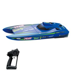 RC Boat |  2.4GHz High Speed 30km/h Brushless Turbojet Speedboat Remote Control Ship Cooling Waterproof Low Battery/Over Distance Reminder RC Toys & Hobbies RC Boat