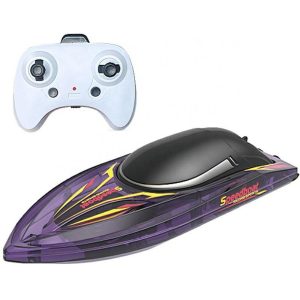 RC Boat |  2.4GHz High Speed Remote Control Speedboat for Pool and Lake Electric Boat Toy with LED Light RC Boat RC Boat