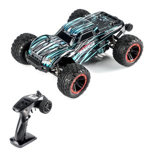 RC Car |  1:14 4WD 2.4GHz Remote Control Truck 40km/h High-Speed Off-Road Vehicle Toy with Brushed Motor LED Headlights RC Car Green