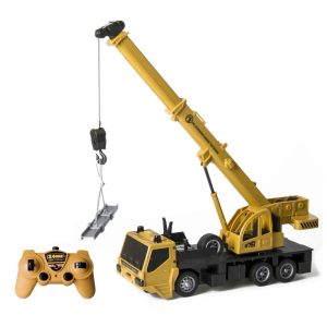 RC Car |  2.4GHz 6 Channel Construction Crane with Light Rechargeable Truck Crane Set RC Car RC Car