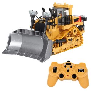 RC Car |  BC1031 2.4Ghz 9 Channel Alloy Remote Control Bulldozer 1/24 RC Car Dozer Front Loader Toy with Light and Sound RC Car RC Car