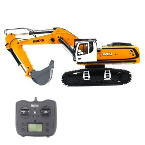 RC Car |  Huina 2.4 GHz 1:14 Remote Controlled Alloy Excavator Remote Controlled Car Toy with Sound Light RC Car RC Car