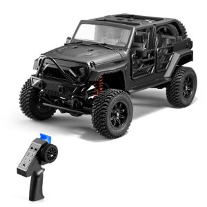 RC Car |  MN-128 1:12 2.4G 4 Wheel Drive Remote Control Crawler Off-Road Truck with Lights RC Car Orange