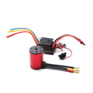 RC Car Parts |  2300KV Brushless Motor 3650 Waterproof Motor with 60A Brushless ESC 2-3S Lipo 5.8V 3A BEC for 1/8 1/10 RC Car RC Car Parts RC Car Parts