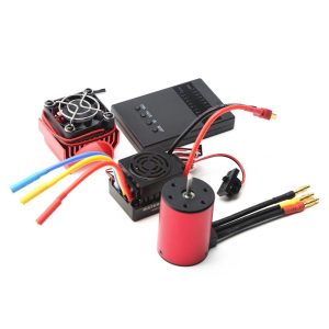 RC Car Parts |  2300KV Brushless Motor 3650 Waterproof Motor with 60A Brushless ESC 5.8V 3A BEC Heatsink Programming Card for 1/8 1/10 RC Car RC Car Parts RC Car Parts