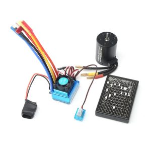 RC Car Parts |  3650 Brushless Motor 3100KV with 120A Brushless ESC Programming Card for 1/8 1/10 RC Car RC Boat Part RC Car Parts RC Car Parts