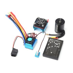 RC Car Parts |  3650 Brushless Motor 3100KV with 45A Brushless ESC Heat Sink Programming Card for 1/8 1/10 RC Car RC Boat Part RC Car Parts RC Car Parts