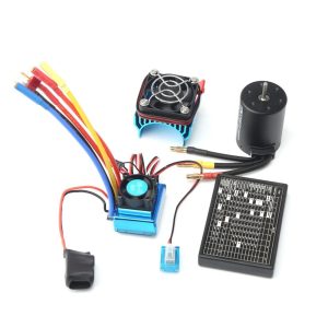 RC Car Parts |  3650 Brushless Motor 3900KV with 45A Brushless ESC Heat Sink Programming Card for 1/8/ 1/10 RC Car RC Boat Part RC Car Parts RC Car Parts