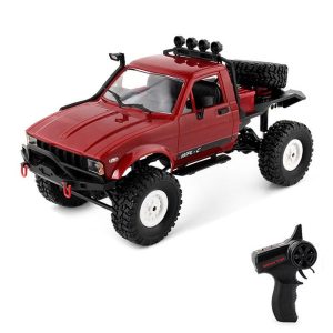 RC Car |  WPL 1/16 2.4GHz Remote Control Truck Remote Control Military Truck Off-road Car 4WD Climbing Car with LED Lights RC Car RC Car