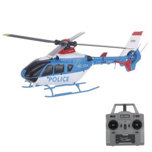 RC Helicopter |  RC ERA C123 2.4G 6CH 6-Axis Gyro Remote Control Helicopter 1:36 EC135 Optical Flow Localization Altitude Hold Remote Control Helicopter RTF RC Helicopter RC Helicopter