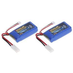 RC Quadcopter Parts |  2pcs GoolRC 7.4V 1500mAh 30C Mini TAMIYA Plug LiPo Battery for Feilun FT009 GC001 RC Boat RC Quadcopter Parts RC Quadcopter Parts