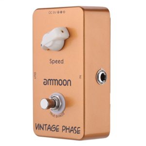 Strings |  ammoon AP-03 Vintage Phase Phaser Guitar Effect Pedal True Bypass Musical Instruments Golden