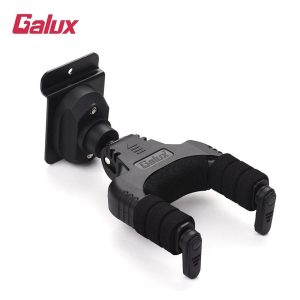 Strings |  GALUX GH-110M Auto Lock Guitar Hanger Hook Holder Musical Instruments Black