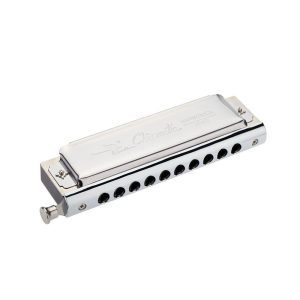 Woodwinds |  Swan Chromatic Harmonica 10 Holes 40 Tones Key of C Silver with Exquisite Box Musical Instruments Silver