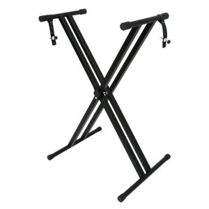 Keyboards & Pianos |  Universal Folding Piano Keyboard Stand Bracket Keyboards & Pianos Black