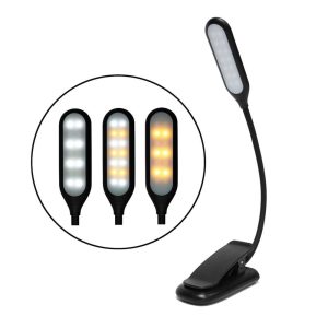 Others |  Music Score Light LED Desk Lamp with Clamp Professional Music Stand Musical Instruments Black/ White