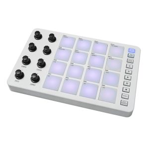 Pro Audio Equipment |  M-VAVE MIDI Controller Strike Pad RGB Backlight MIDI Keyboard Portable MIDI Pad SMC-PAD Musical Instruments Pro Audio Equipment