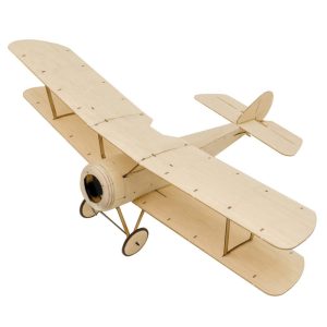 RC Airplane |  DWH K06 Sopwith Pup RC Airplane Balsa Wood Aircraft 378mm Wingspan Outdoor Flight Toys DIY Assembly Model KIT Version RC Airplane RC Airplane