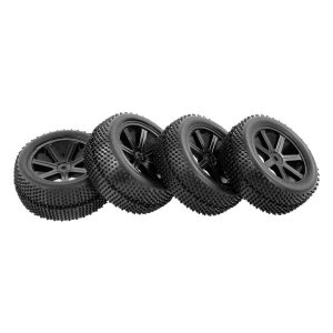 RC Car Parts |  4pcs Front and Rear Tire with Wheel Rim RC Car Parts RC Car Parts