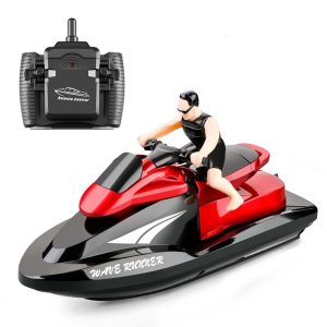 RC Boat |  809 2.4Ghz RC Motorboat RC Boat High Speed Remote Control Boat for Pools Lakes Waterproof Toy for Kids Boys and Girls RC Boat RC Boat